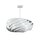 Deckenleuchte Weiß modern B:56 cm Metall E27 4-flammig