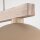 Pendelleuchte Metall Holz 83 cm Beige E27 2-flammig
