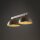 Pendelleuchte Metall Holz 83 cm Beige E27 2-flammig