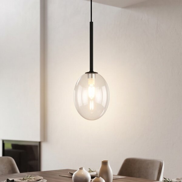 Pendelleuchte Glas Transparent B:10 cm G9 stilvoll