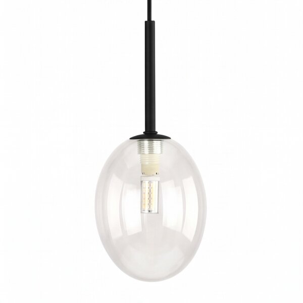 Pendelleuchte Glas Transparent B:10 cm G9 stilvoll
