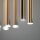 Elegante Hängelampe Gold Schwarz 120 cm G9 12-flammig