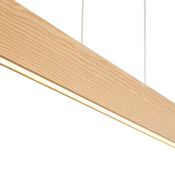LED Pendelleuchte Holzbalken 150 cm 3000 K warmweiß