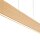LED Pendelleuchte Holzbalken 150 cm 3000 K warmweiß