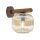 Wandlampe blendarm B:15 cm Metall E14 Holz Glas Cognac
