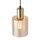 Pendelleuchte Gold Bernstein Glas Elegant Ø12 cm E27