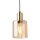 Pendelleuchte Gold Bernstein Glas Elegant Ø12 cm E27