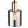 Pendelleuchte Gold Graphit Glas Elegant Ø12 cm E27