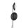 Stehleuchte Schwarz Metall Glas 160 cm G9 blendarm