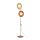 Stehleuchte Rot Metall Glas 160 cm G9 blendarm