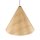 Pendelleuchte Holz hell Metall Schwarz E27 B:61 cm