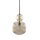 Pendelleuchte Glas in Cognac B:15 cm E14 stilvoll