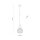 Pendelleuchte Glas in Cognac B:15 cm E14 stilvoll
