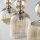 Pendelleuchte 3-flammig B:41 cm E14 Glas in Cognac
