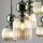 Pendelleuchte Grün Cognac Glas B:65 cm E14 6-flammig