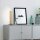 LED Tischleuchte Holz 41,5 cm 3000 K Schwarz Kiefer