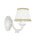 Applique Shabby Blanc Tissu Classique E14 SOFIA