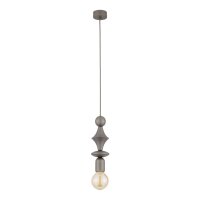 Dekorative H&auml;ngelampe Graphit B:10 cm E27 Stahl Modern