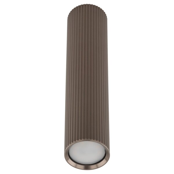 Aufbaustrahler Metall Braun GU10 B:5,5 cm Modern