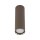 Aufbaustrahler Braun Metall B:5,5 cm GU10 Zeitlos