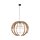 Pendelleuchte Holz Natur Frame E27 B:63 cm wohnlich