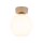 Deckenleuchte Glaskugel blendarm Beige L:15 cm E14