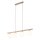 Hängelampe Beige 4-flammig 95 cm Metall E14 Glas Weiß