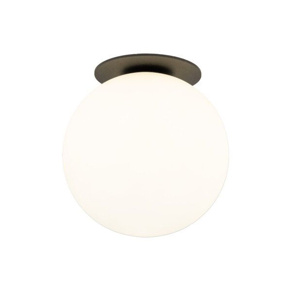 Deckenleuchte Schwarz Ø10 cm G9 Glas blendarm