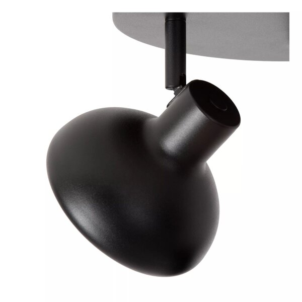 Deckenstrahler Schwarz schwenkbar GU10 B:25,8 cm 3-flmg