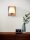 Wandlampe Holz Natur blendarm E14 25 cm Skandinavisch