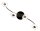 LED Spot en métal argenté allongé 3000K 1200lm