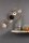 LED Spot en métal argenté allongé 3000K 1200lm