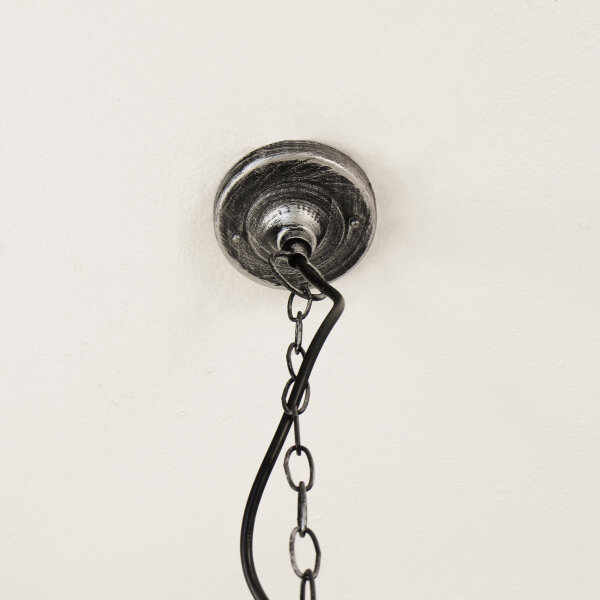 Suspension dextérieur Argent antique résistant à la pluie TOSCANA