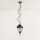 Suspension dextérieur Argent antique résistant à la pluie TOSCANA