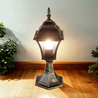 Lampe à socle antique extérieur TOSCANA E27...