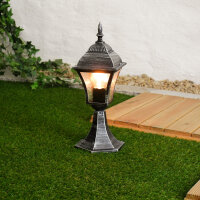 Luminaire dallée antique jardin TOSCANA argent...