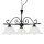 Lampe à suspendre rustique réglable noir DOROTHEA