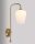 Lampe murale de style verre laiton v&eacute;ritable TALIS