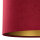 Suspension Tissu Ø40cm Rouge Or Rétro Table à manger