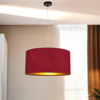 Lampe à suspension Rouge Or Rétro...