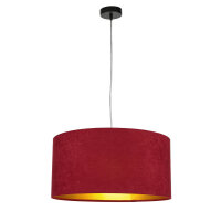 Lampe à suspension Rouge Or Rétro...