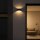 LED Wandleuchte skandinavisch Glas Schwarz H:5,5 cm