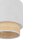 Pendelleuchte Stoff modern B:20 cm Weiß E27 Stahl Gold