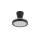 LED Deckenleuchte Schwarz Metall 58 cm zeitlos Weiß
