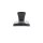 LED Deckenleuchte Schwarz Metall 58 cm zeitlos Weiß