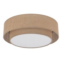 Deckenleuchte skandinavisch Natur 50 cm E27 Jute modern