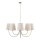 Leuchte Beige zeitlos B:85 cm Metall E27 Kronleuchter