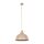 Pendelleuchte Metall Beige E27 B:34 cm modern