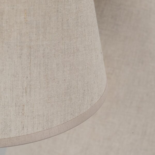 Pendelleuchte Metall zeitlos B:25 cm Beige E27 modern