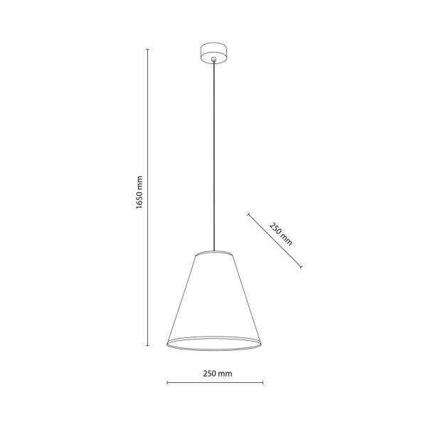 Pendelleuchte Metall zeitlos B:25 cm Beige E27 modern